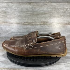 Born Pebblegrain Brown Leather Slip-On Loafers US Men\'s 10.5W Born | Shoes | Born Nigel Shoes Loafers Mens M Slip On  main image 3